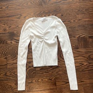 princess polly white long sleeve tee